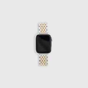 QUINCE Stainless Steel Bracelet Smartwatch Band Silver and Gold - 42-49mm